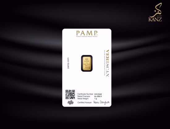 Picture of 1 Gram Minted Gold Bar