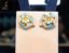 Picture of Flower Earings mina colour light blue